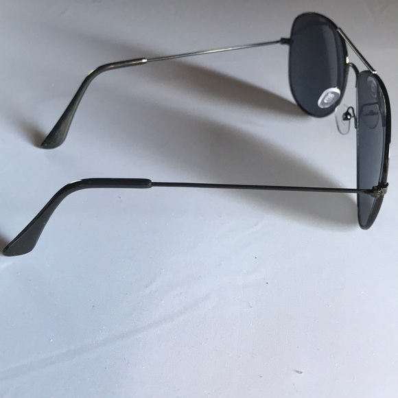 New! Blackout Aviator Sunglasses - Picture 5 of 7